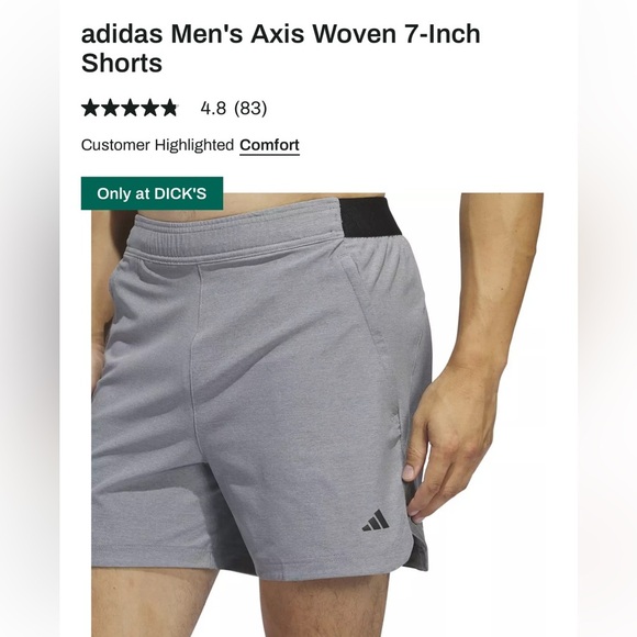 EUC like new Adidas Axis Aeroready Men's Black Athletic Shorts size S. - Picture 2 of 15